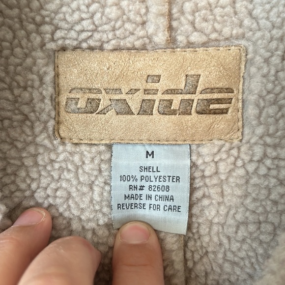 OXIDE SHERPA LINED JACKET MEDIUM - Picture 7 of 10